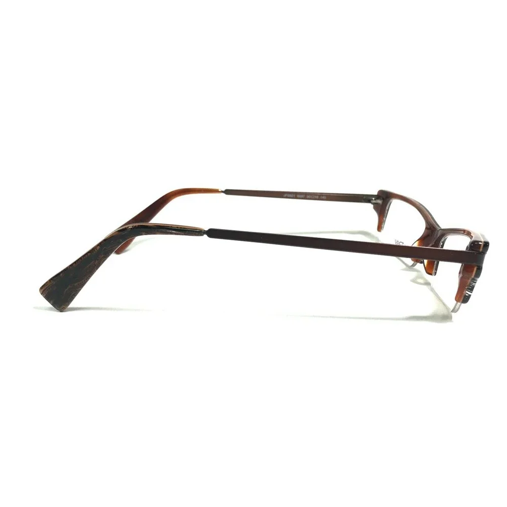 J.F. Rey Eyeglasses Frames JF0921 6097 Brown Rectangular Cat Eye 50-18-145